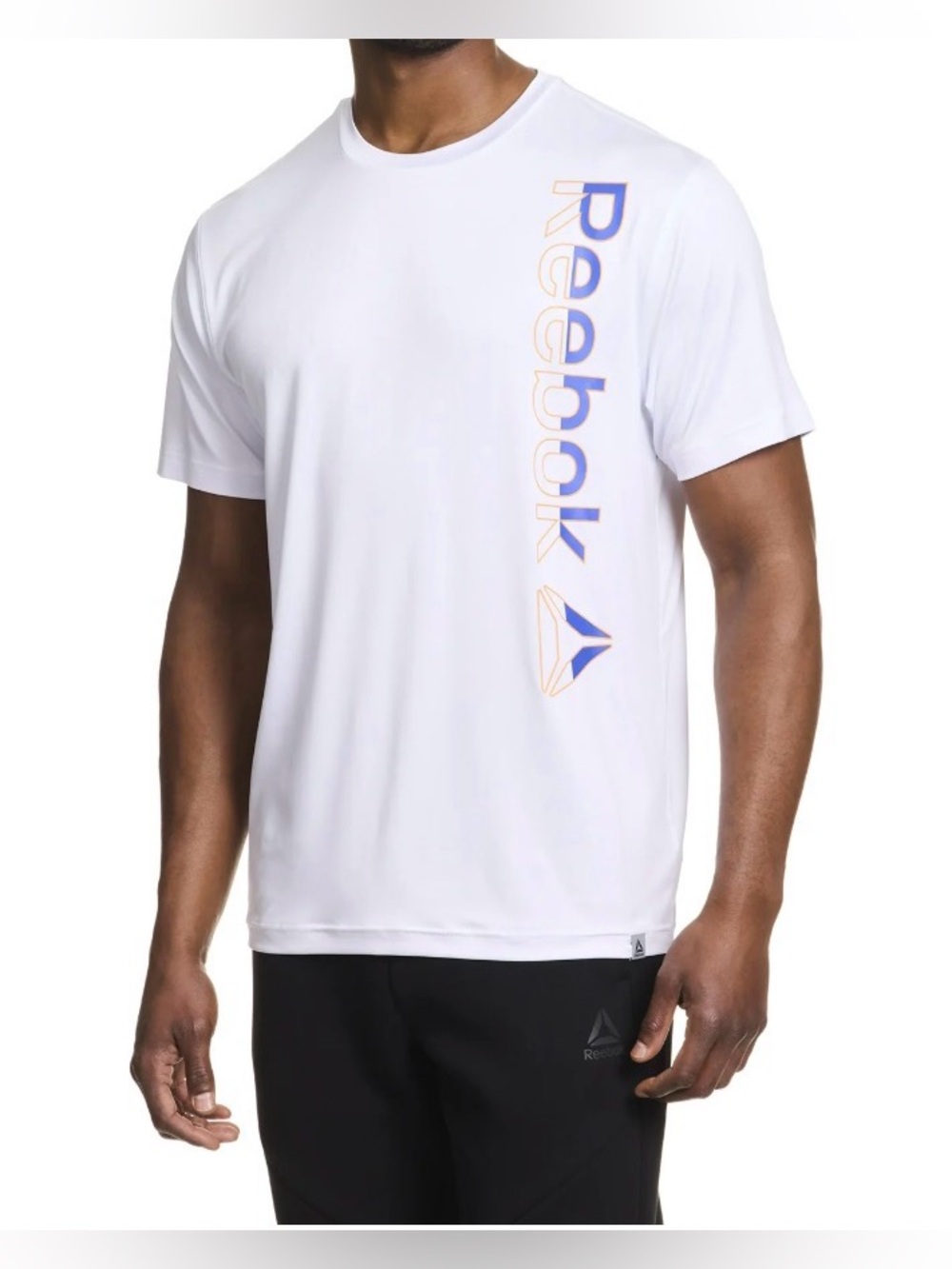Reebok Men's & Big Men's Split Vertical Graphic T-shirt